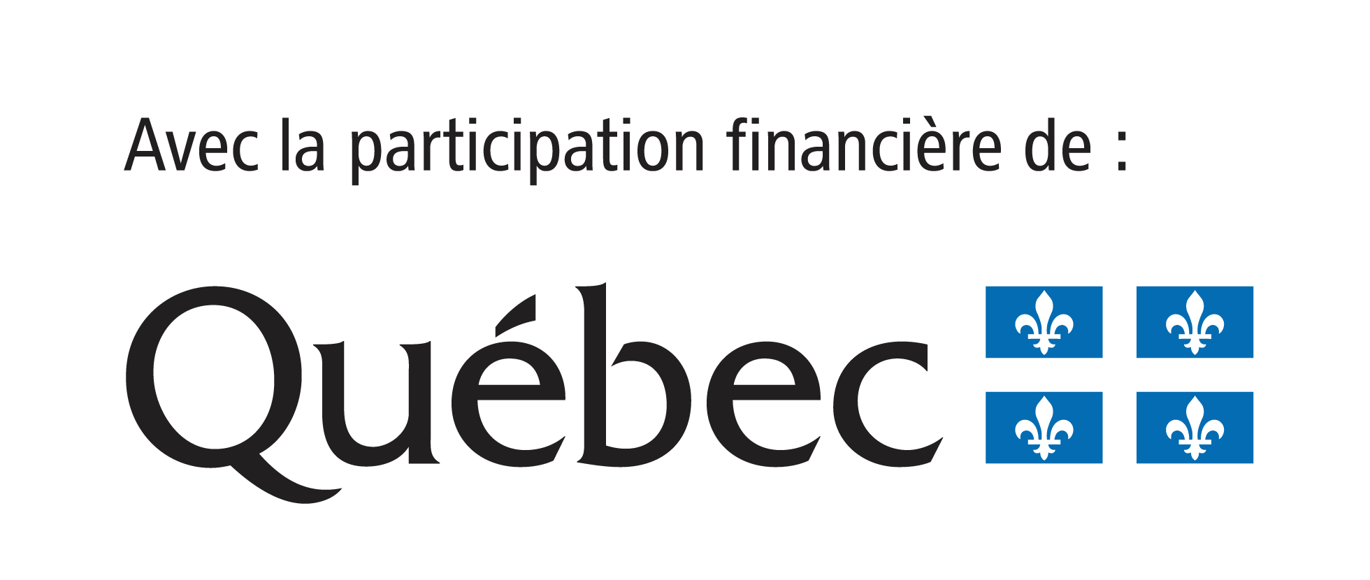 Avec la participation du gouvernement du Québec